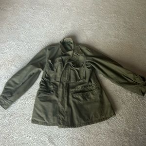 Army coat.